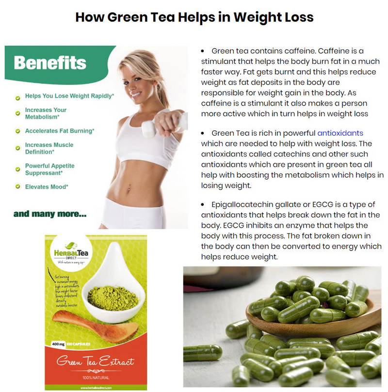 How Green Tea Helps in Weight Loss How Green Tea Helps in Weight Loss